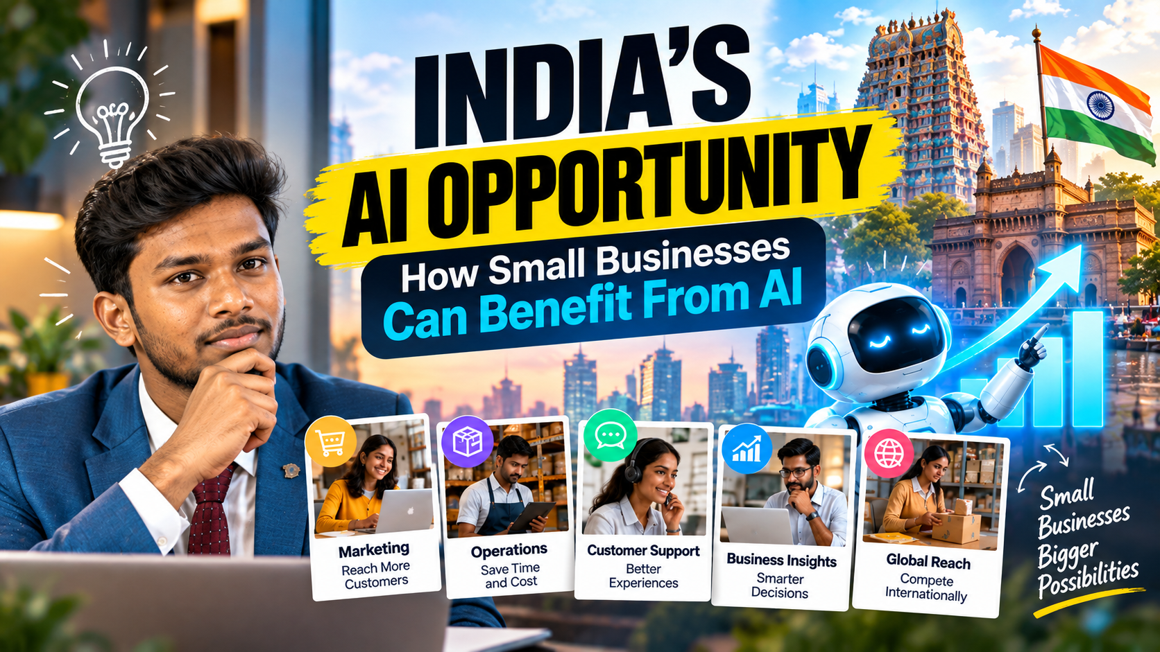 India's AI Opportunity: How Small Businesses Can Benefit From Artificial Intelligence